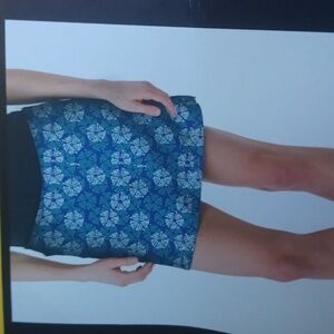 Tranquility Blue Floral Skort/Shorts